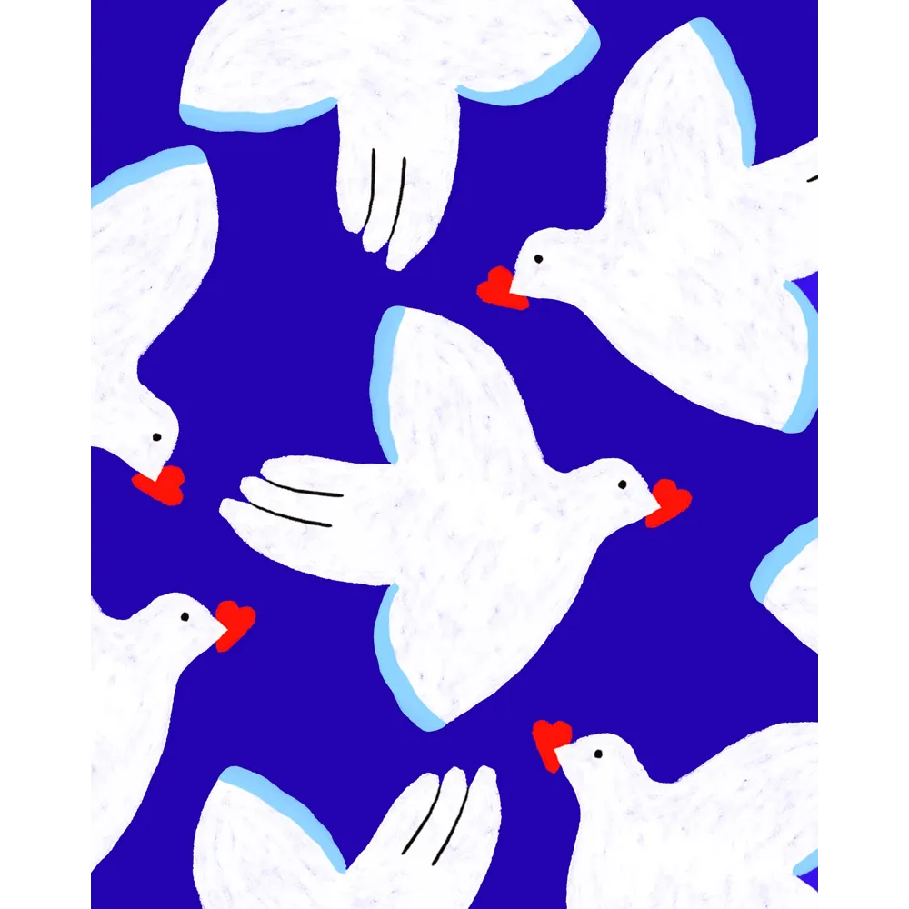 EVENTAIL BOIS/TOILE - PALOMA