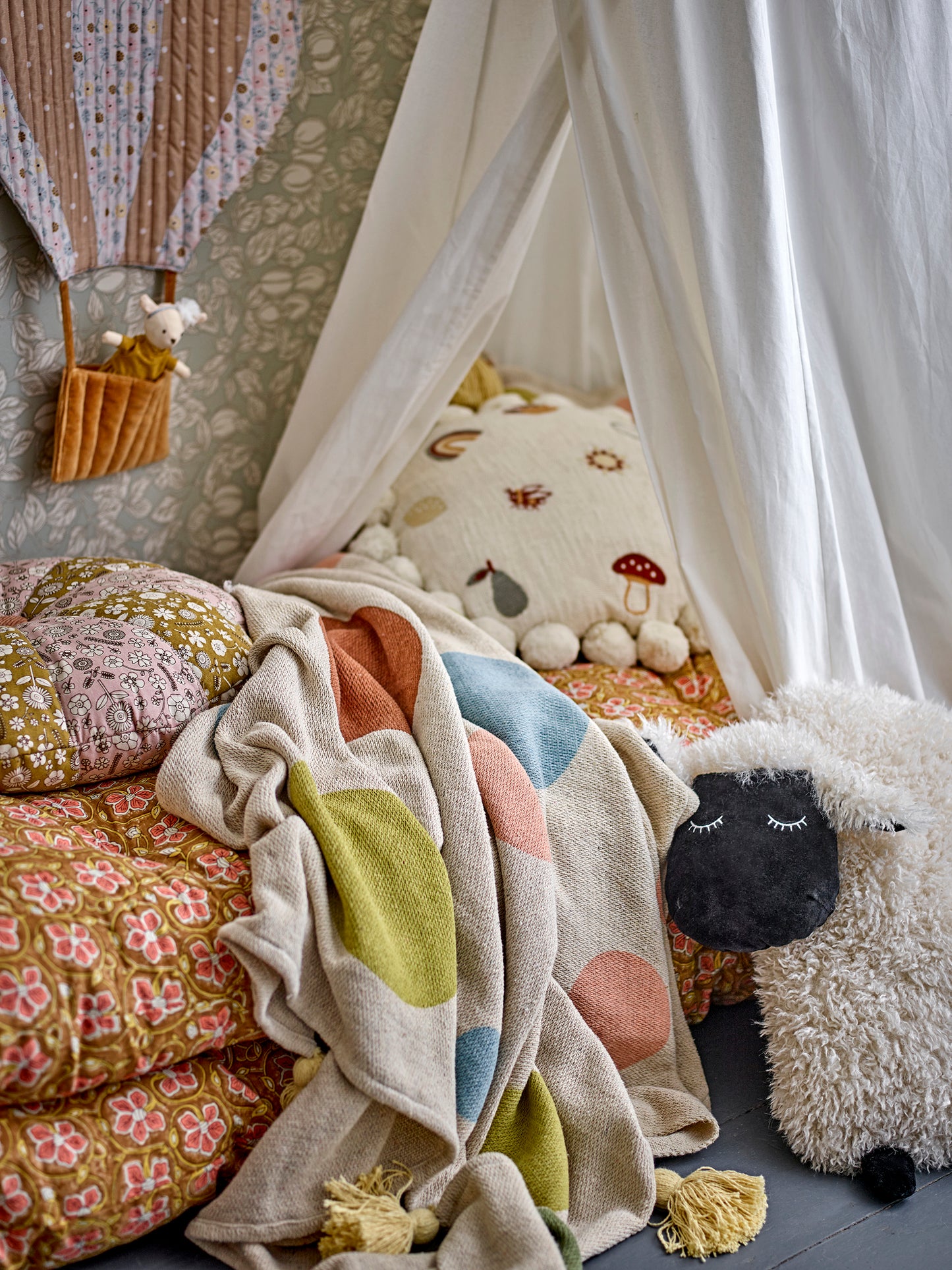 PLAID CLENNIE COTON RECYCLE - NATURE