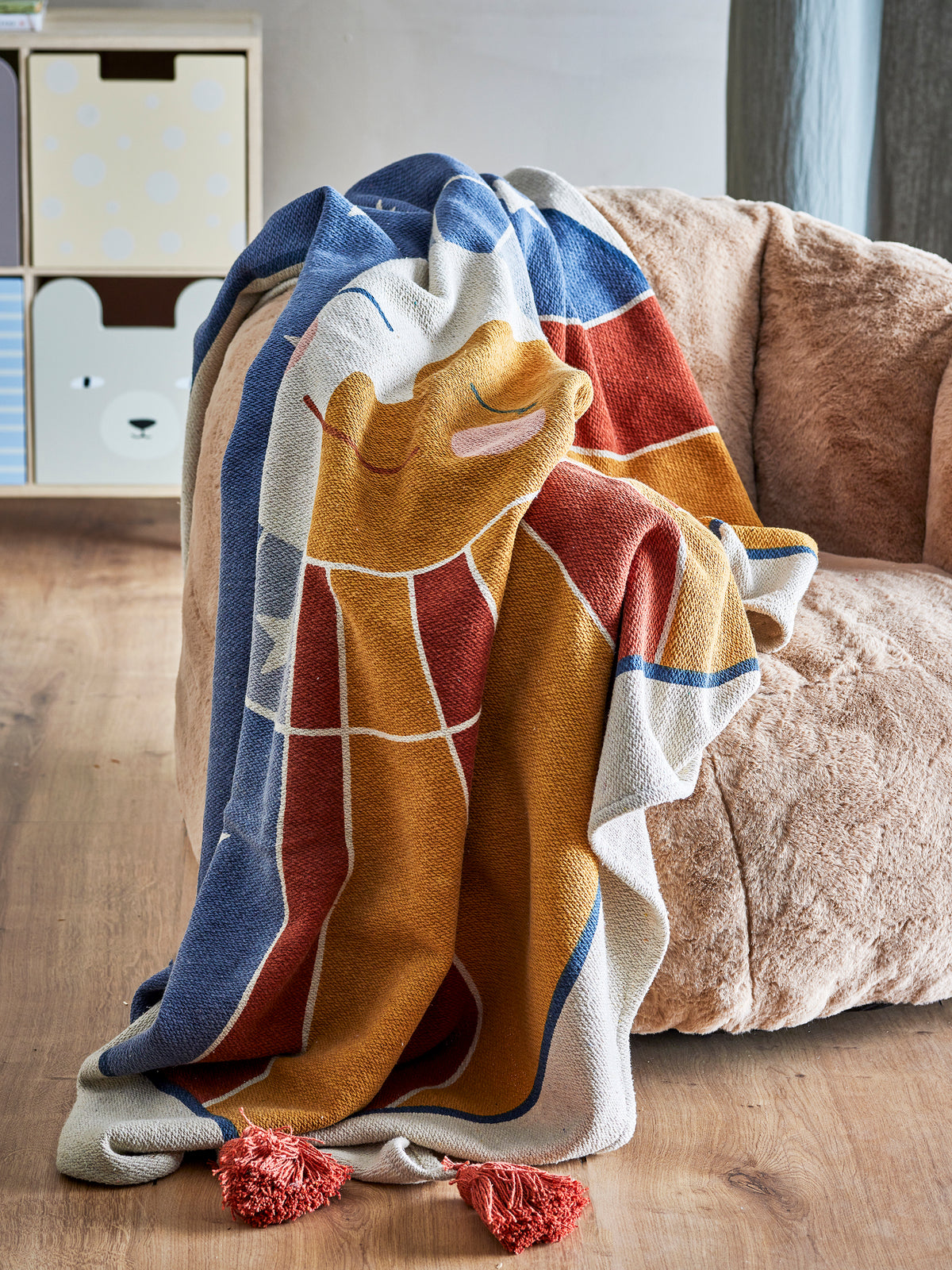 PLAID SUN FIBRES MELANGÉES - MULTICO