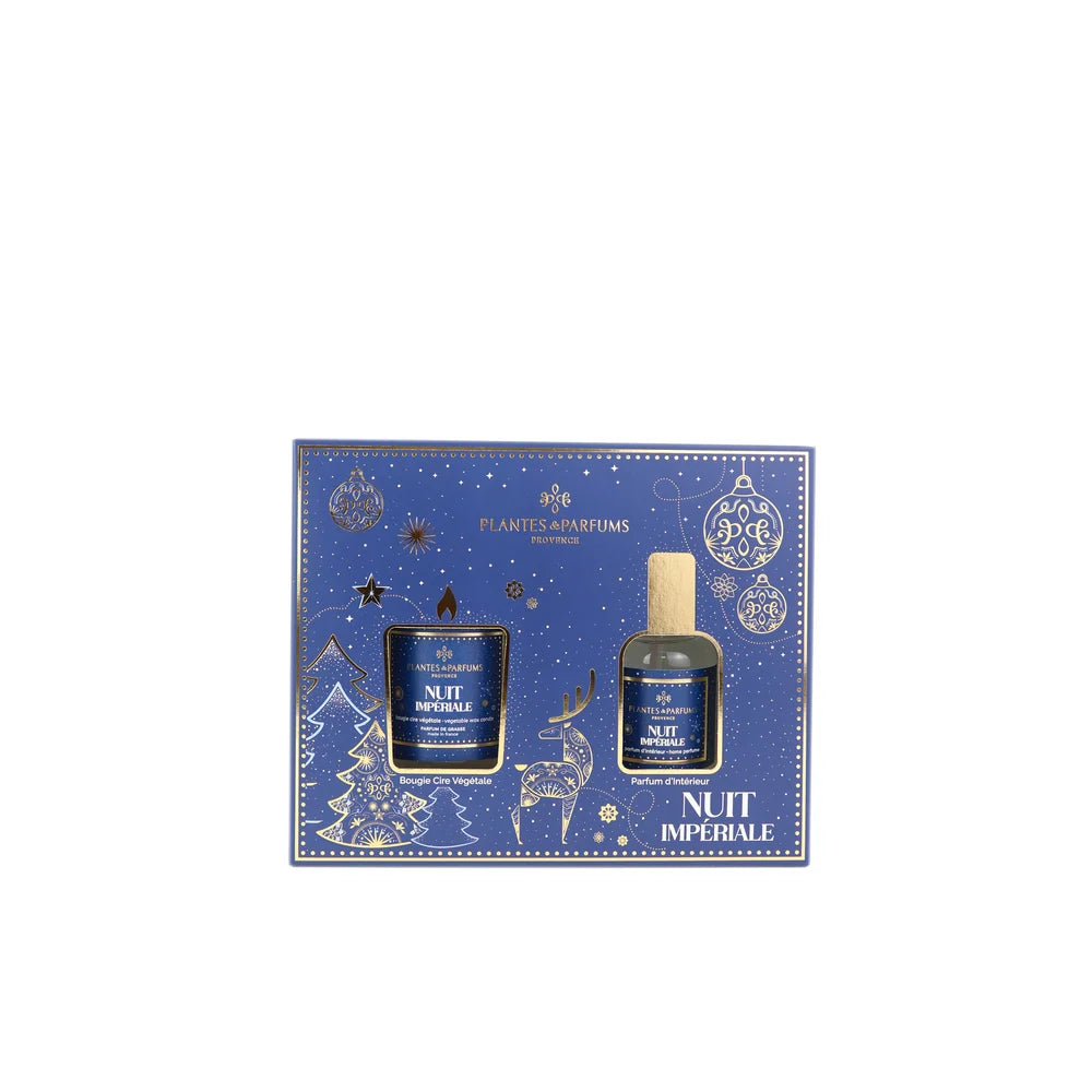 COFFRET BOUGIE + PARFUM D'INTERIEUR - NUIT IMPERIALE