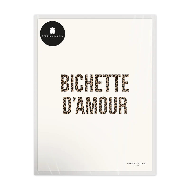 AFFICHE 30x40CM - BICHETTE D'AMOUR