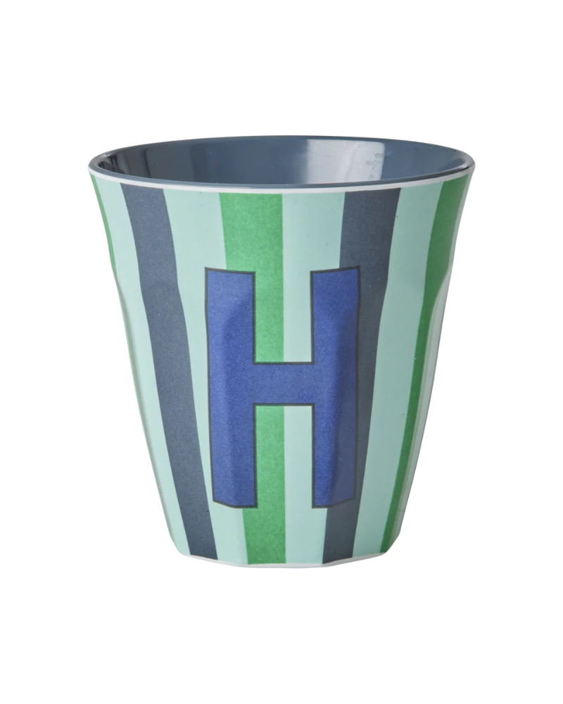 GOBELET H - STRIE BLEU