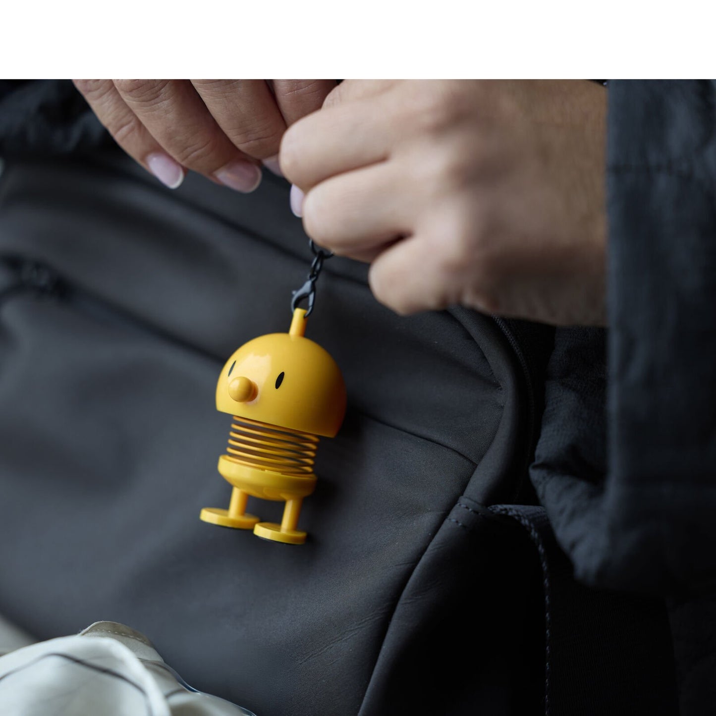 BIJOU DE SAC HOPTIMIST - JAUNE