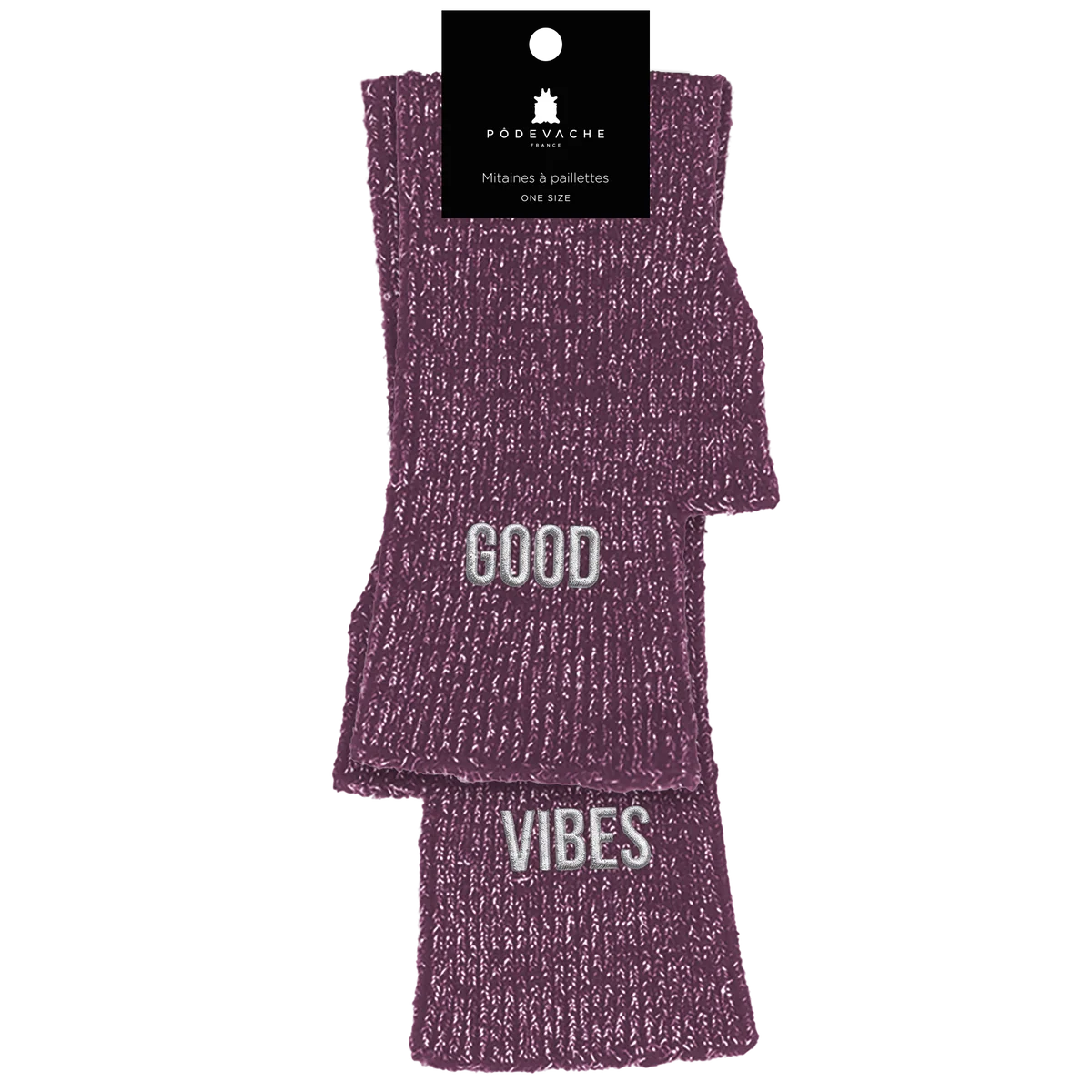 MITAINES PAILLETTES - GOOD VIBES