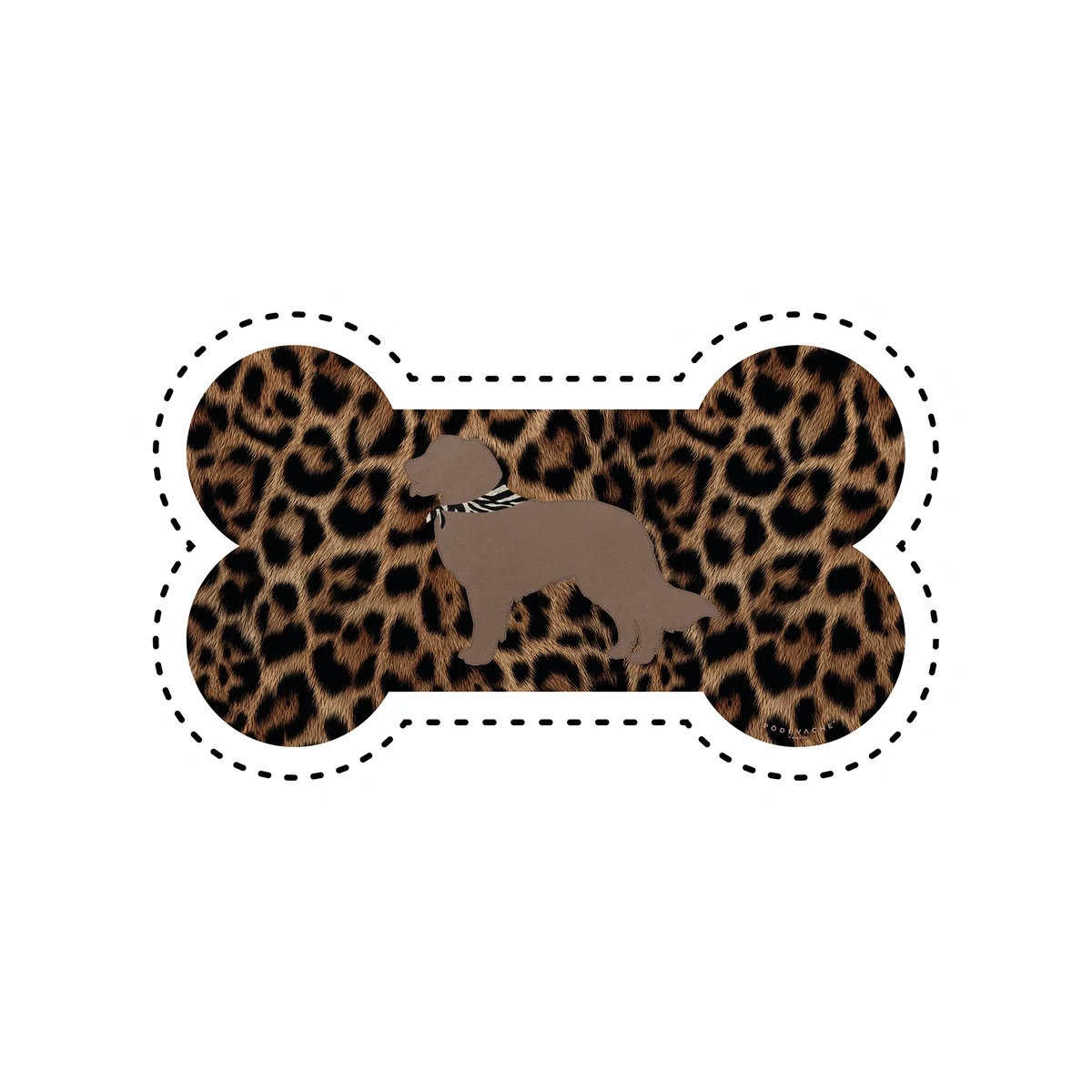 TAPIS POUR GAMELLES LEOPARD - BERGER AUSTRALIEN