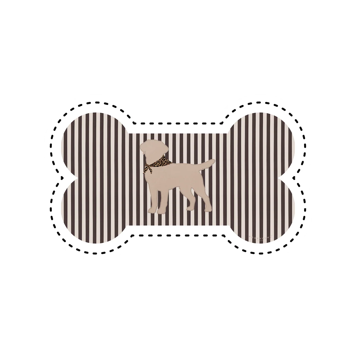 TAPIS POUR GAMELLES STRIPES - LABRADOR
