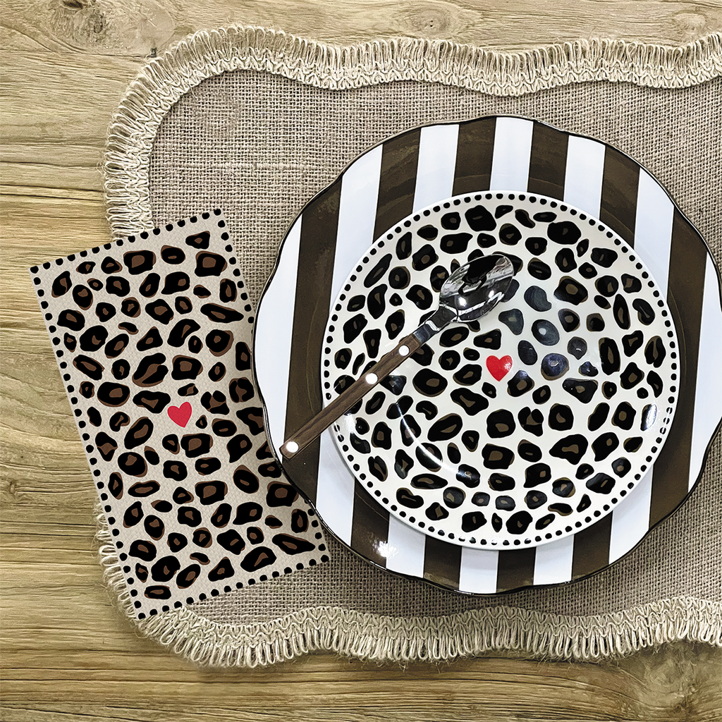 SERVIETTE PAPIER - LEOPARD