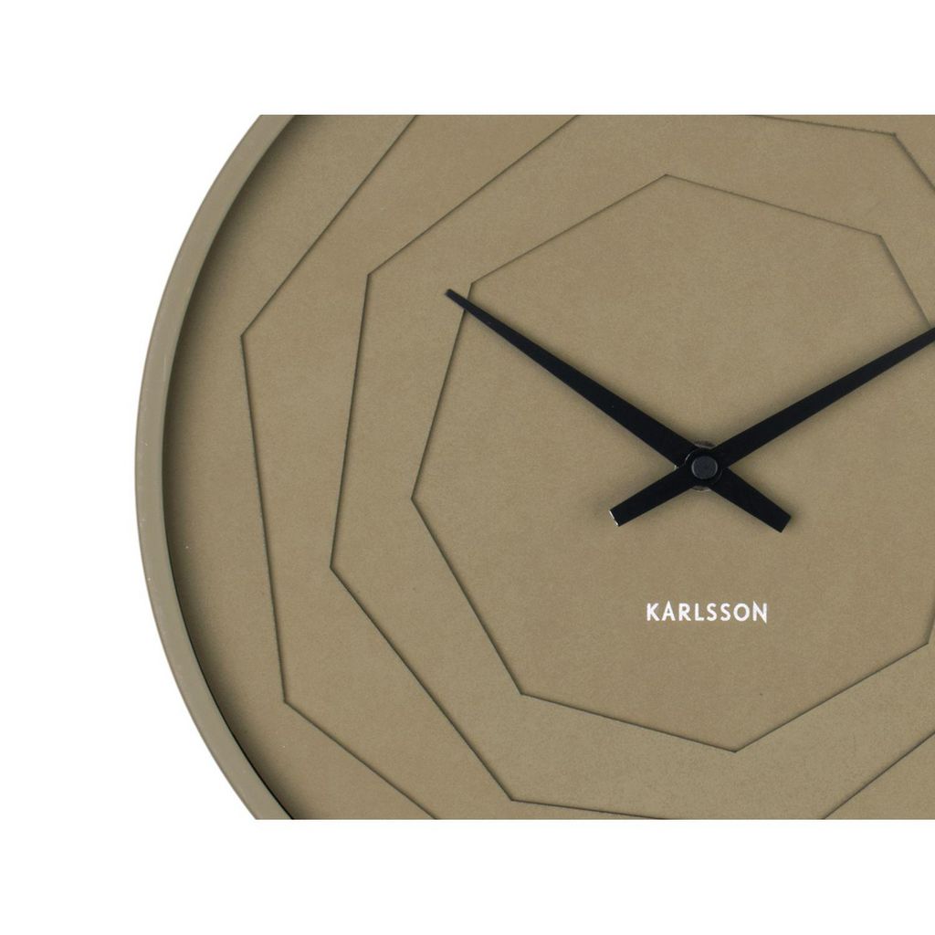 HORLOGE ORIGAMI VERT