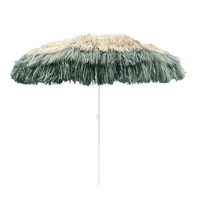PARASOL INCLINABLE RAPHIA - VERT