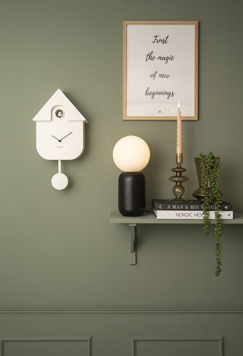 HORLOGE COUCOU BLANC