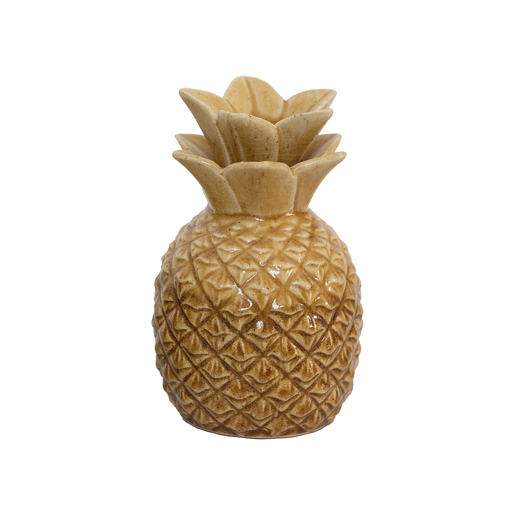 VASE ANANAS - OCRE