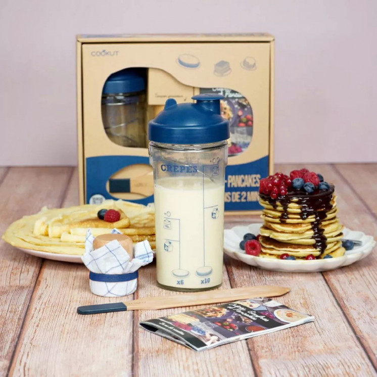 Coffret shaker à crêpes, pancakes et gaufres