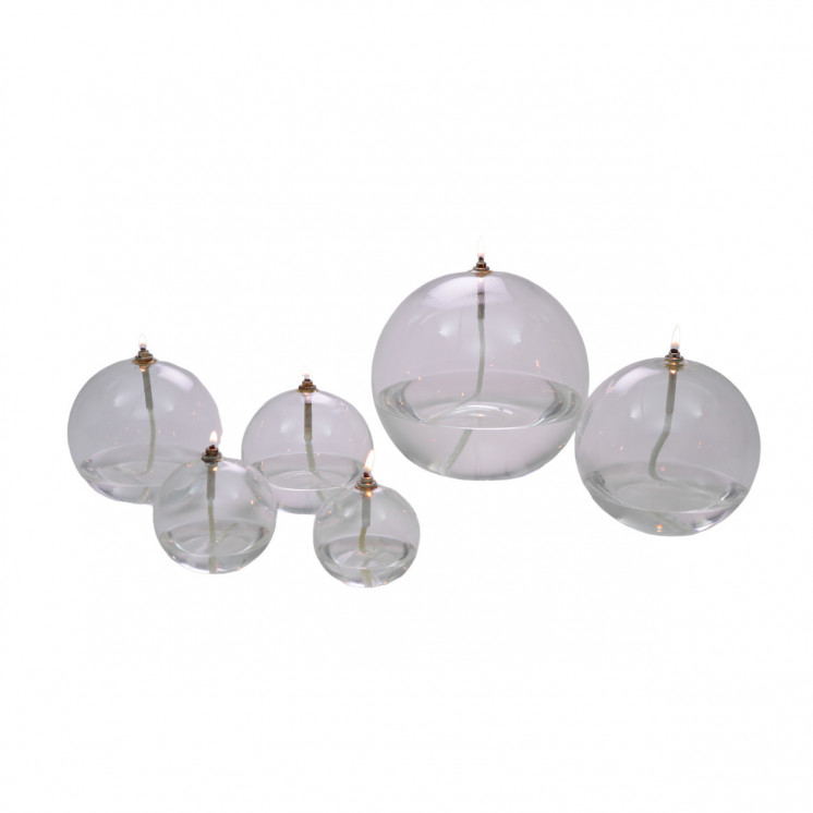 Lampe à huile Sphère XL - Transparent