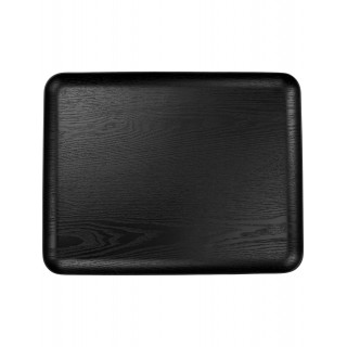 Plateau bois rectangulaire -Noir