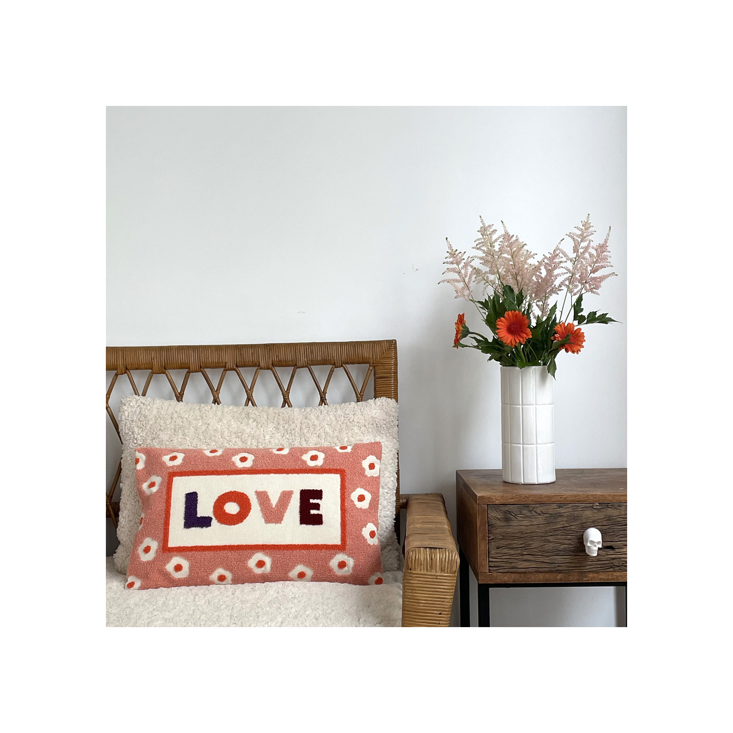 Coussin Love rose - Opjet