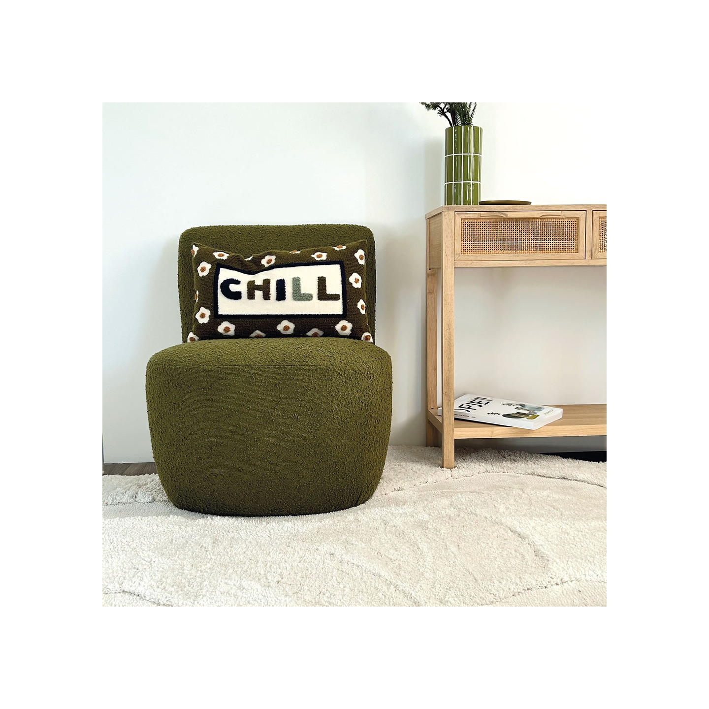 Coussin Chill vert - Opjet