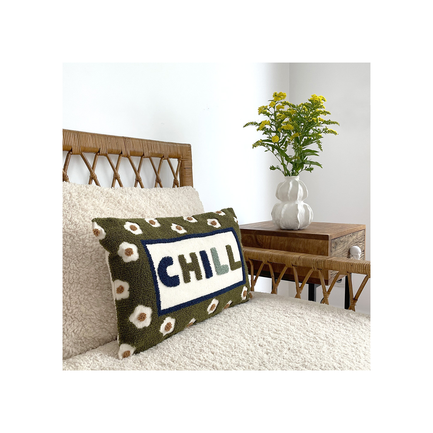 Coussin Chill vert - Opjet