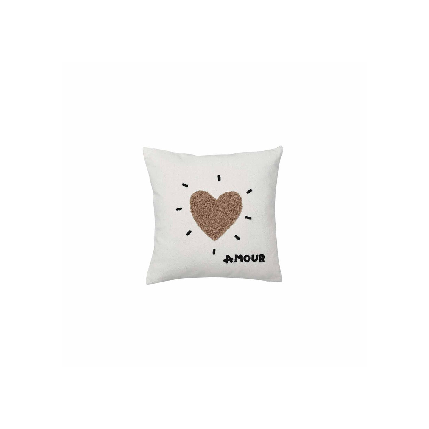 Coussin Coeur Beige - Opjet