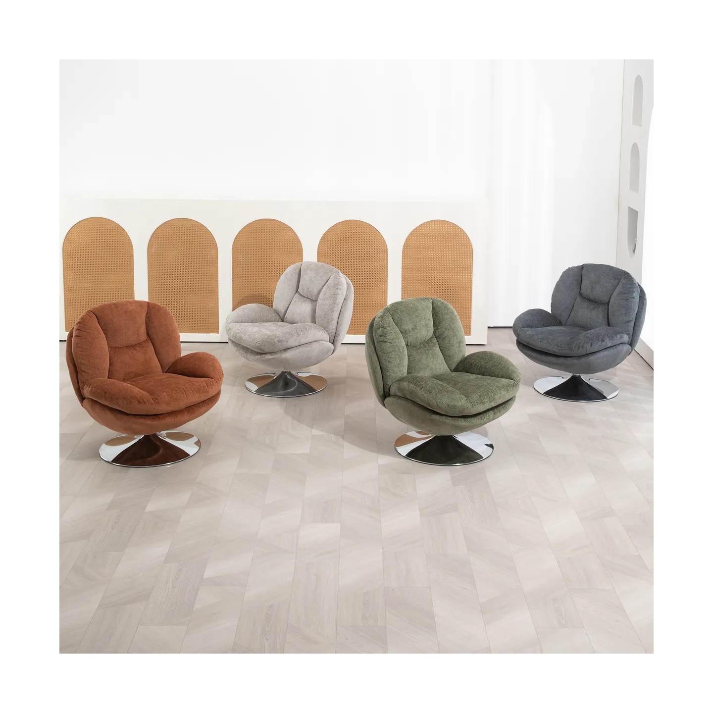 Fauteuil Tomi Taupe