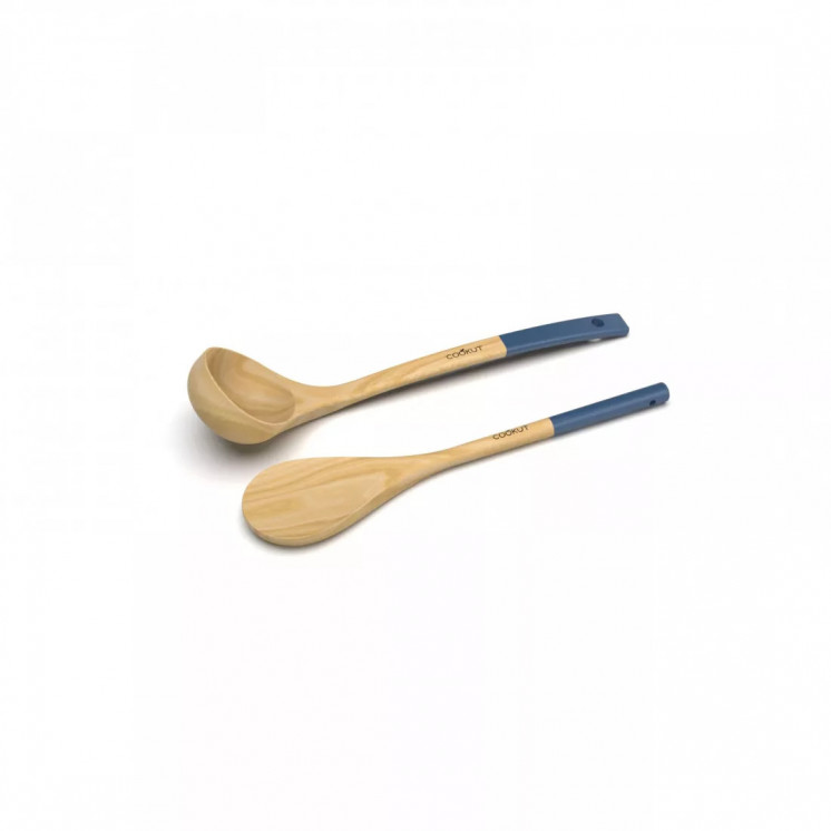 Set cuillère et louche en bois