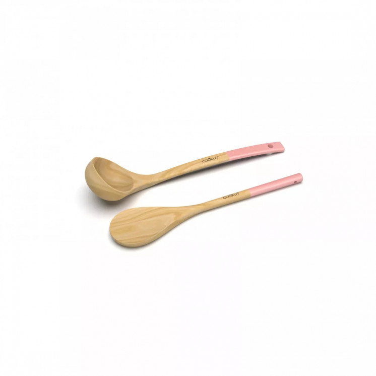 Set cuillère et louche en bois