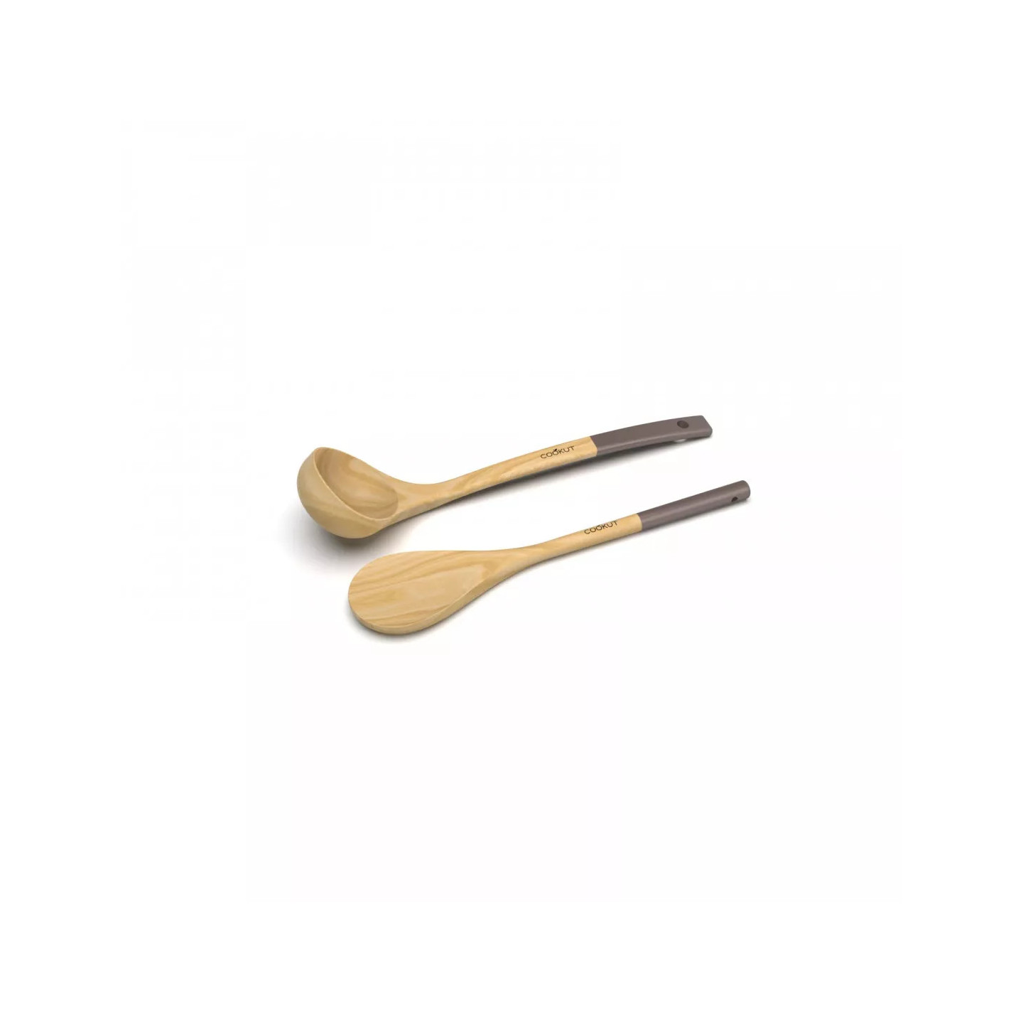 Set cuillère et louche en bois