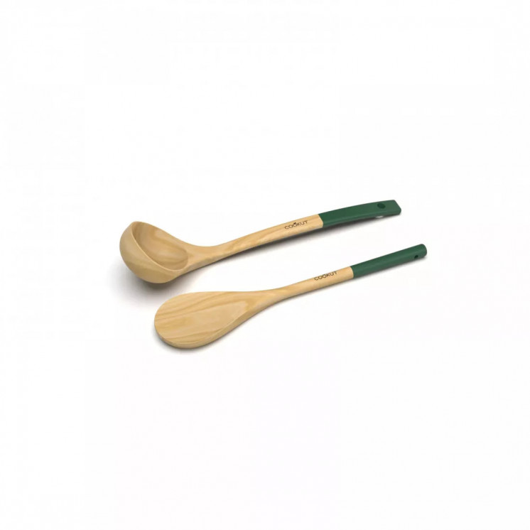 Set cuillère et louche en bois