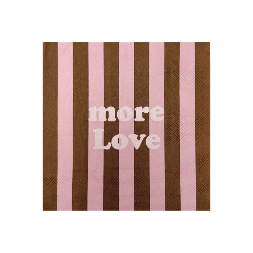 SERVIETTE PAPIER - MORE LOVE