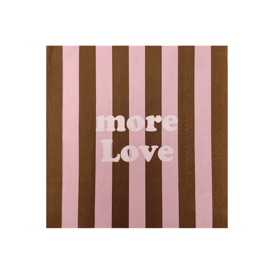 SERVIETTE PAPIER - MORE LOVE