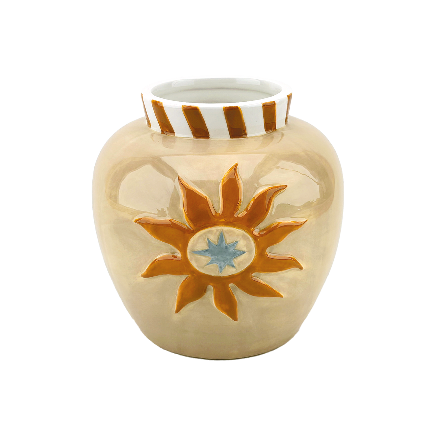 VASE SOLEIL - BEIGE