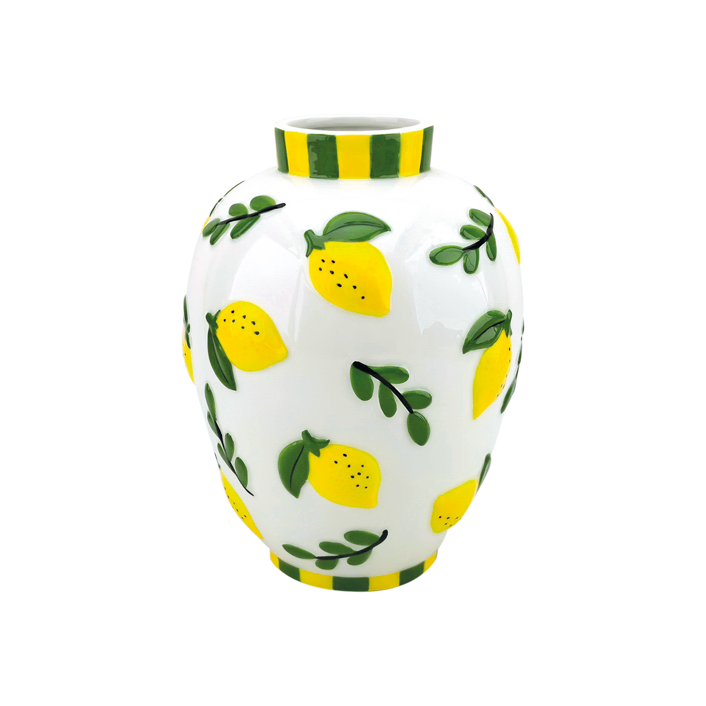 VASE CITRONS - JAUNE