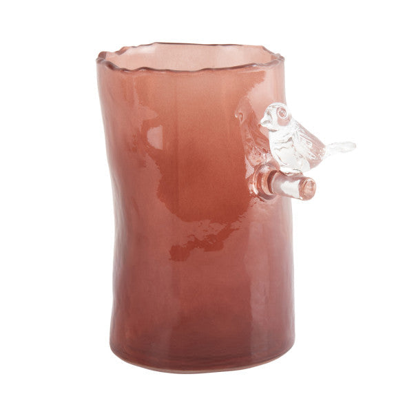 VASE OISEAU PM - ROUGE