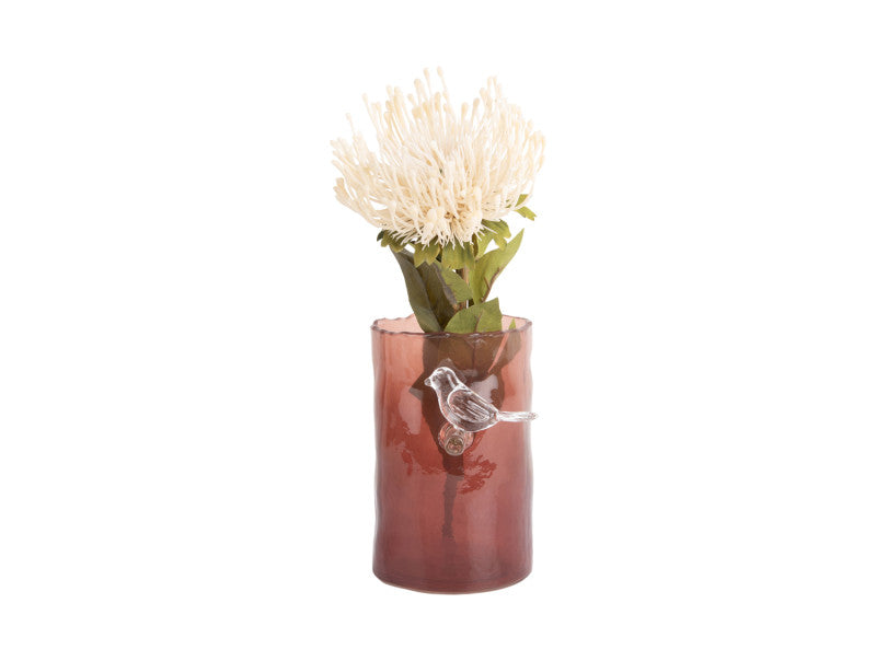 VASE OISEAU PM - ROUGE