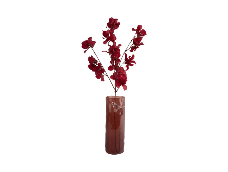 VASE OISEAU GM - ROUGE