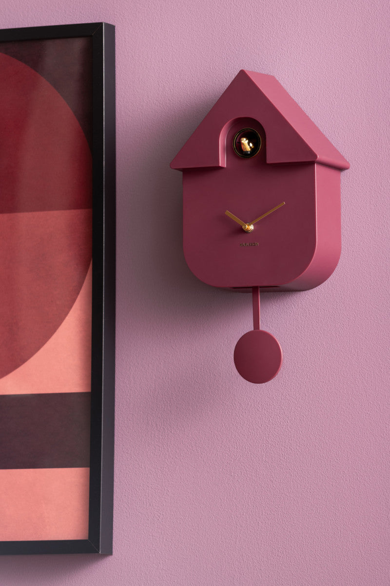 HORLOGE COUCOU - MAUVE