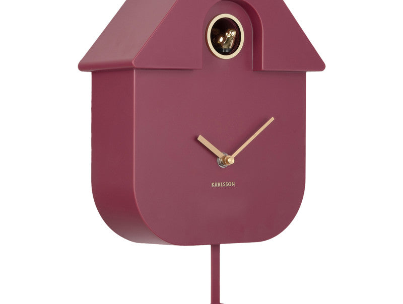 HORLOGE COUCOU - MAUVE