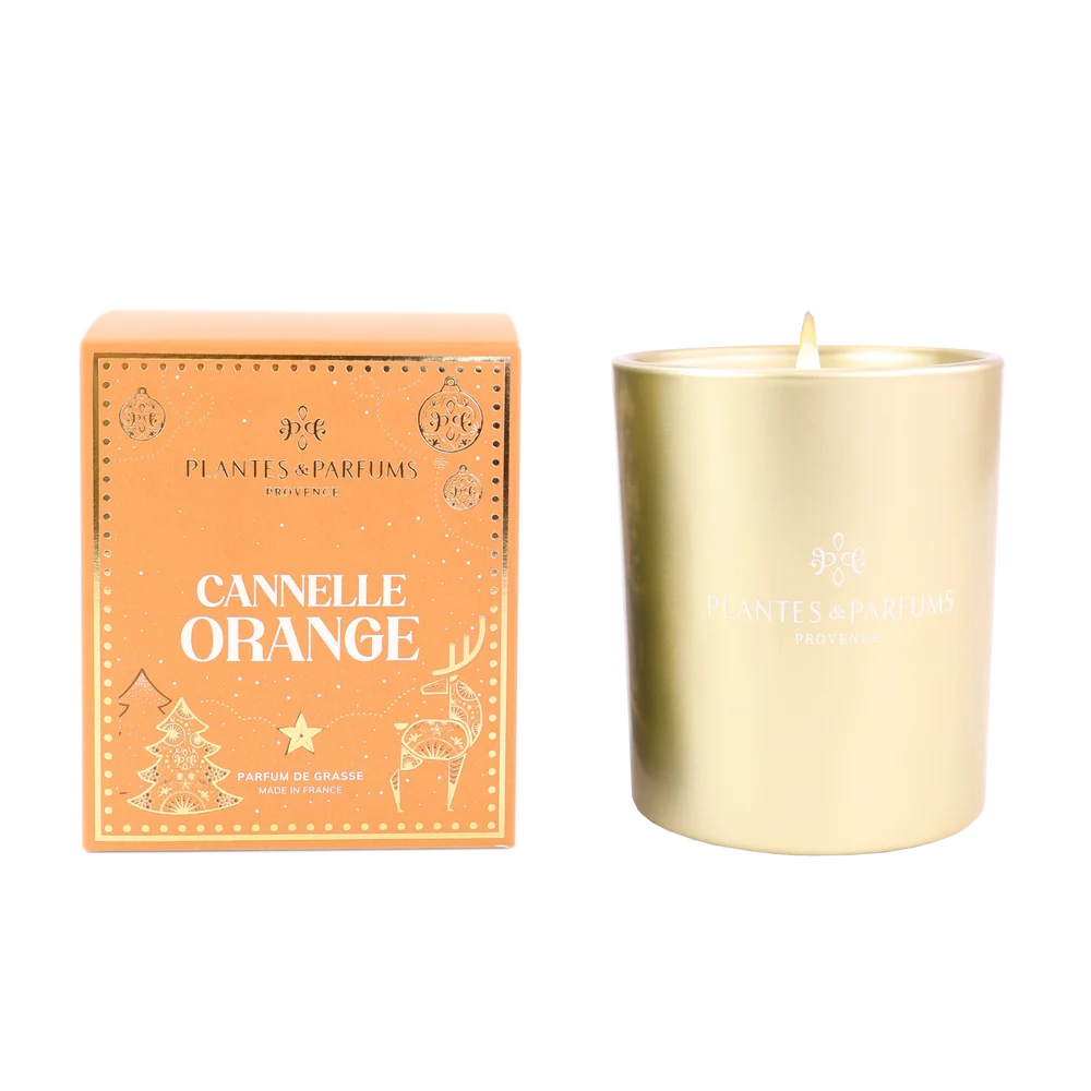 BOUGIE VEGETALE 180GR - CANNELLE ORANGE