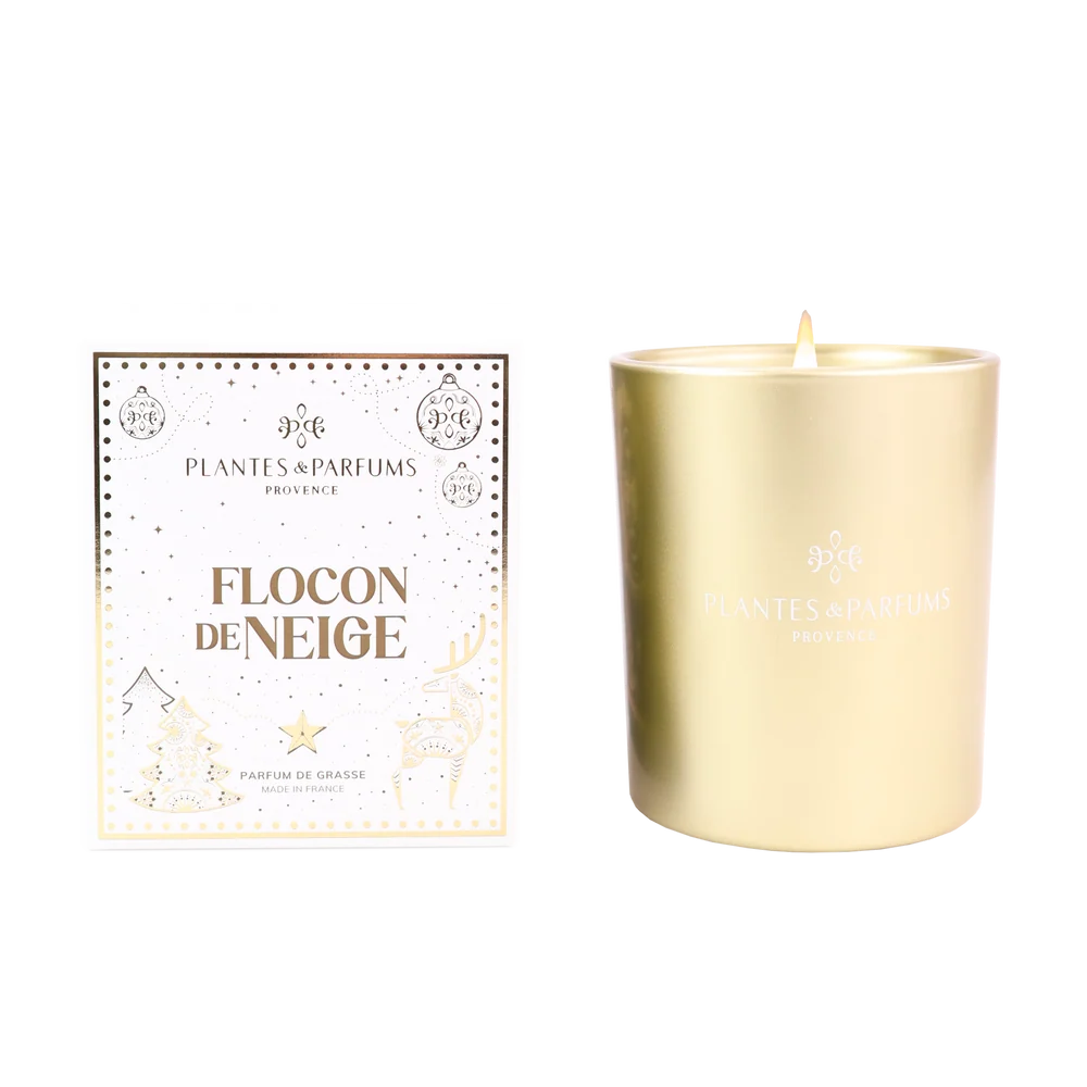 BOUGIE VEGETALE 180GR - FLOCON DE NEIGE