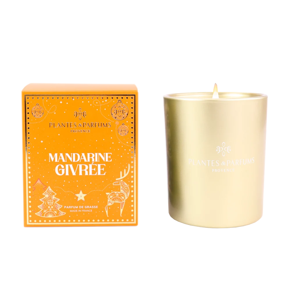 BOUGIE VEGETALE 180GR - MANDARINE GIVREE
