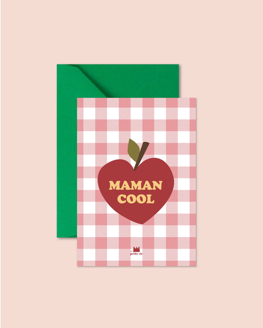 Carte "Fête des mères" : Maman cool (avec enveloppe)