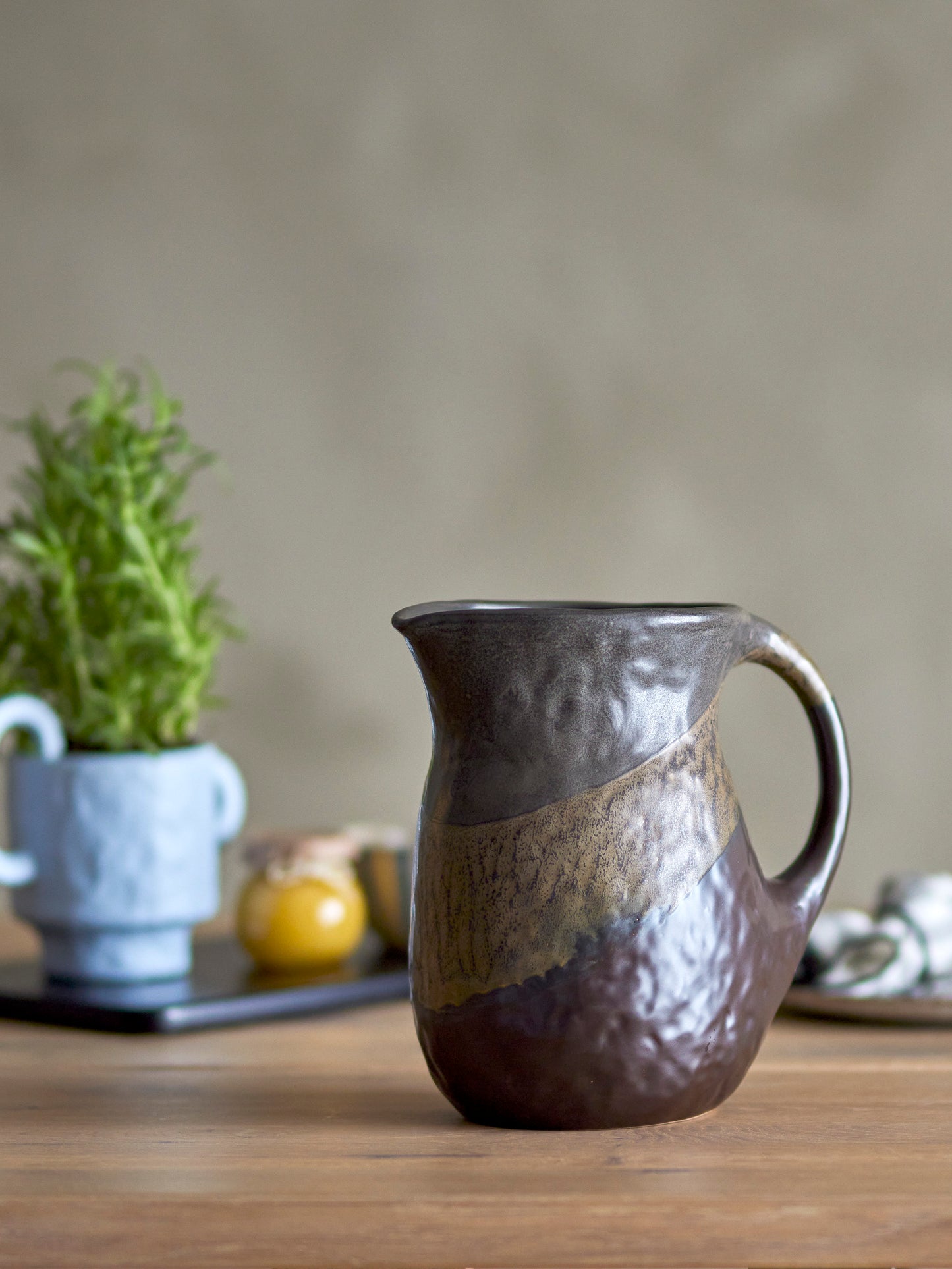 CARAFE PAULA GRES - MARRON