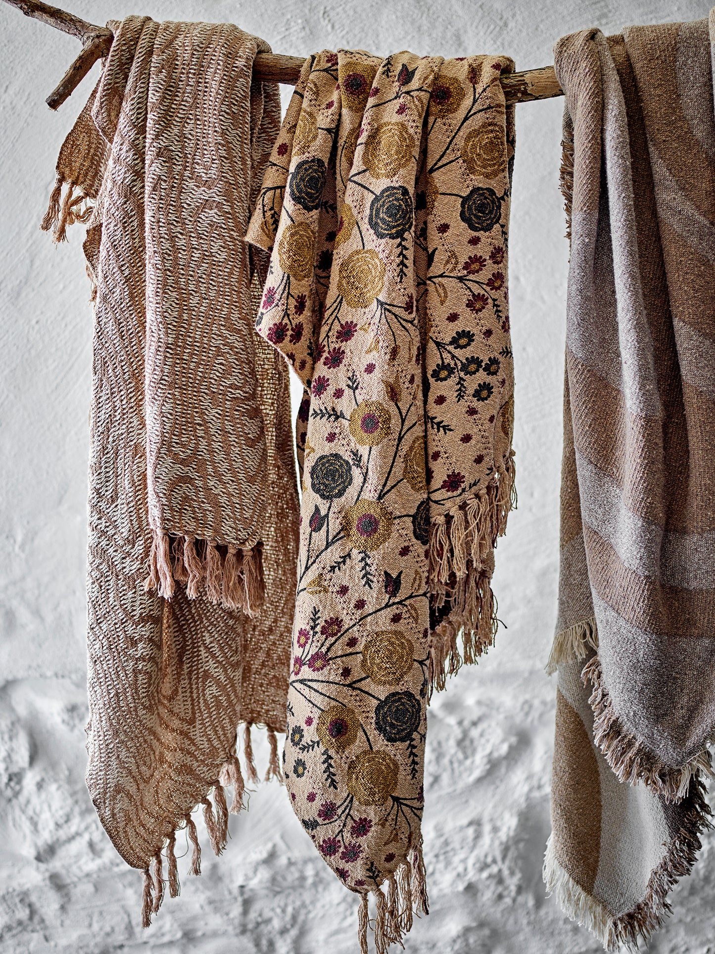 PLAID EYDIS COTON RECYCLE - NATURE