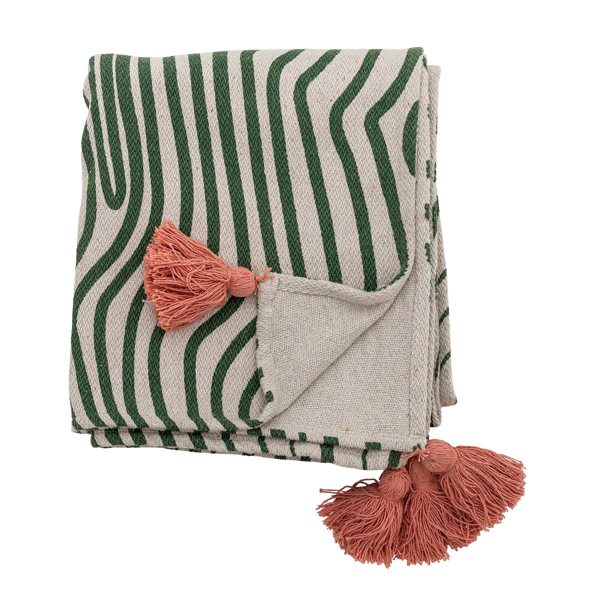PLAID WOODSBY FIBRES MELANGÉES - MULTICO