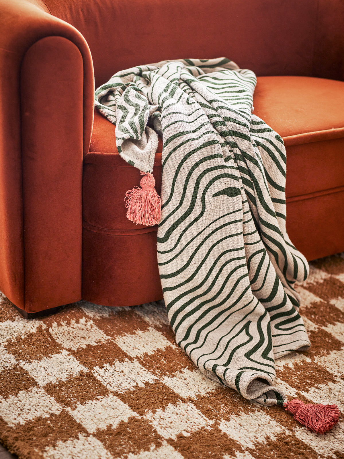 PLAID WOODSBY FIBRES MELANGÉES - MULTICO