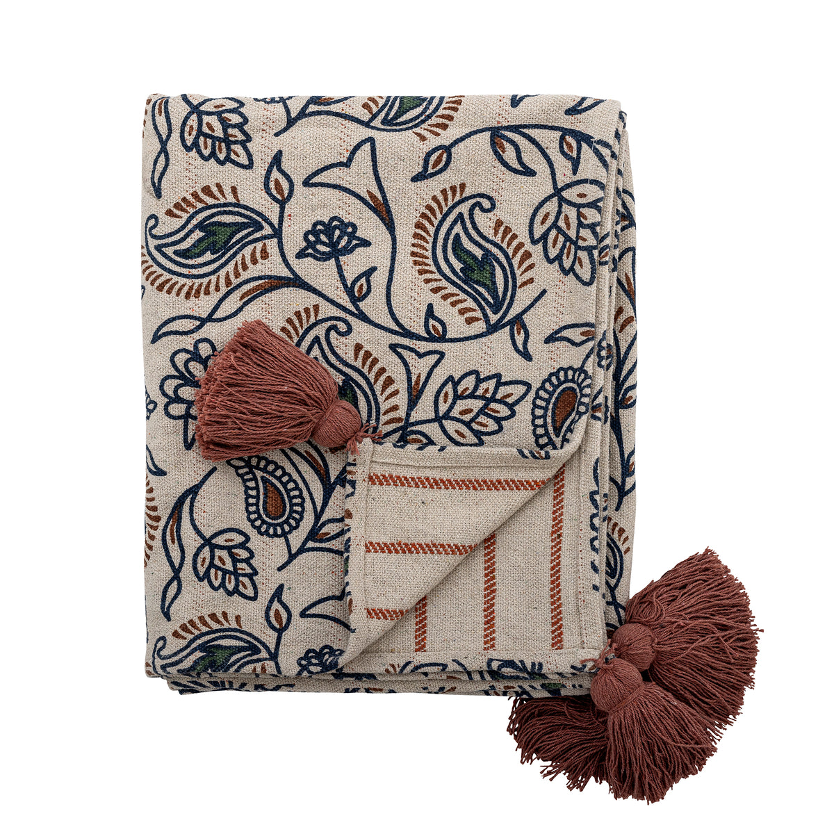 PLAID PAISLEY FIBRES MELANGÉES - MULTICO