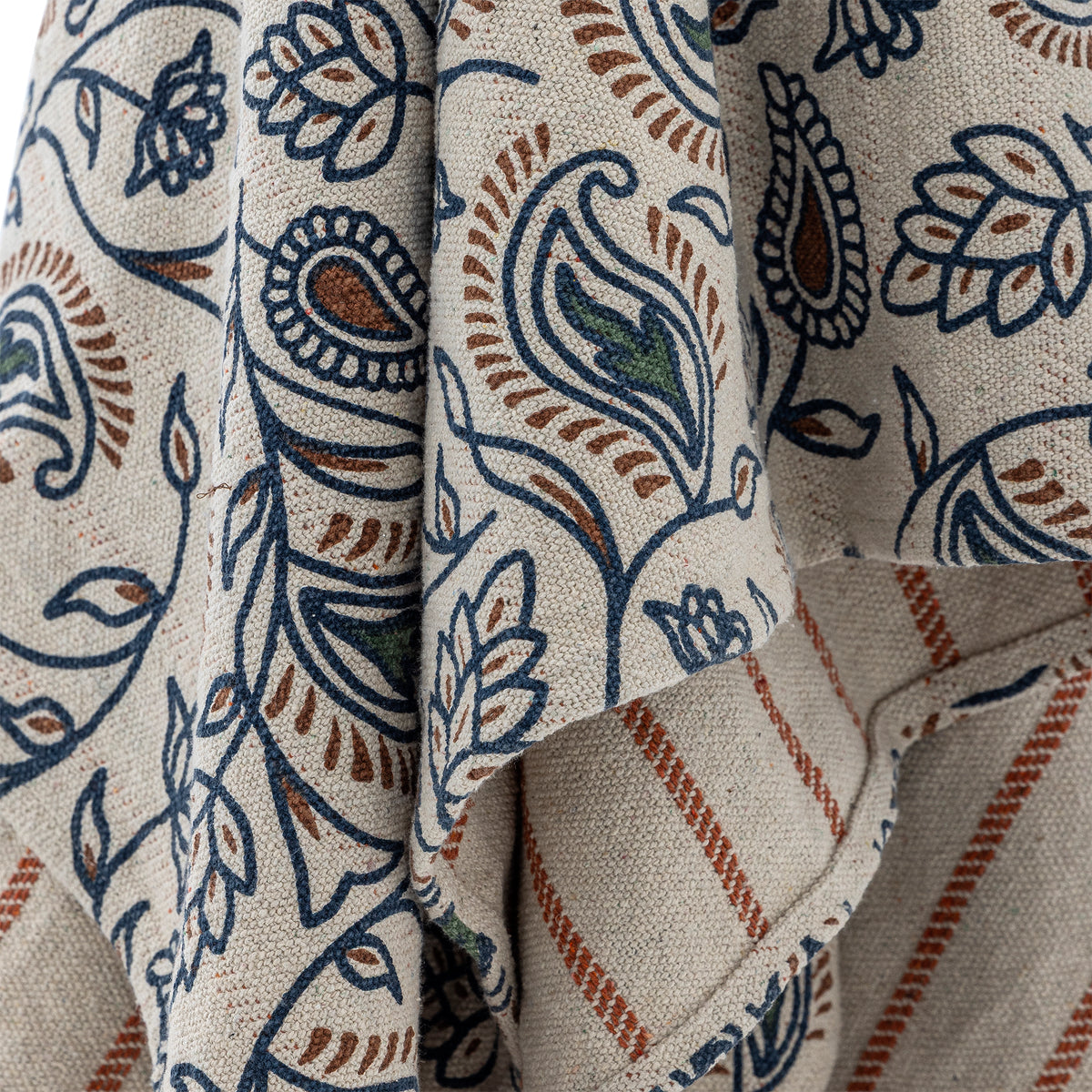 PLAID PAISLEY FIBRES MELANGÉES - MULTICO