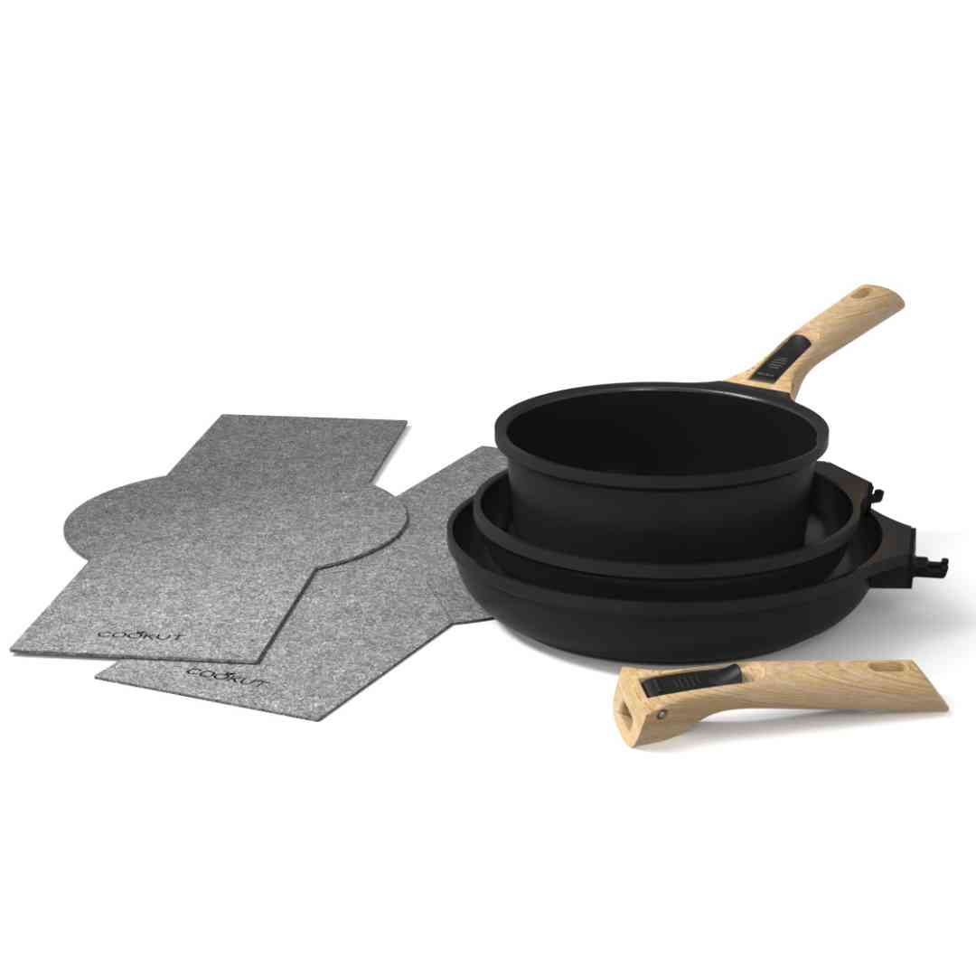 BATTERIE DE CUISINE AMOVIBLE - GRAPHITE