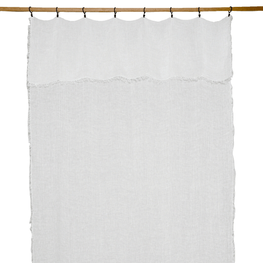 RIDEAUX BERGAME 130x300CM - BLANC