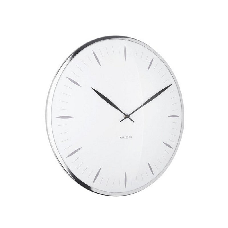 HORLOGE LEAF BLANC