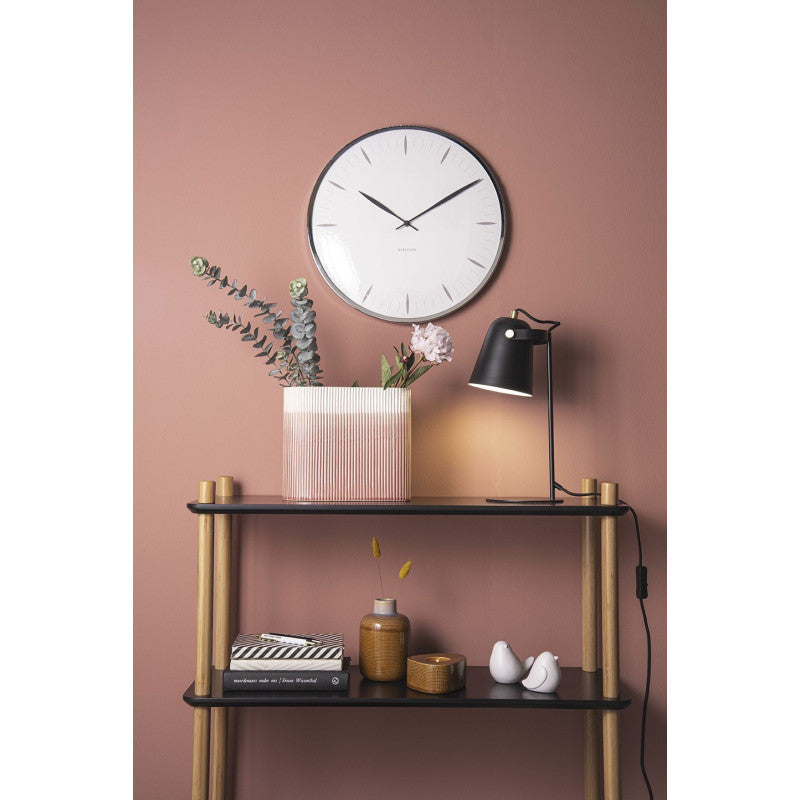 HORLOGE LEAF BLANC